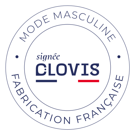 Macaron circulaire v2 pour impression chemise fabriquee en france signee clovis