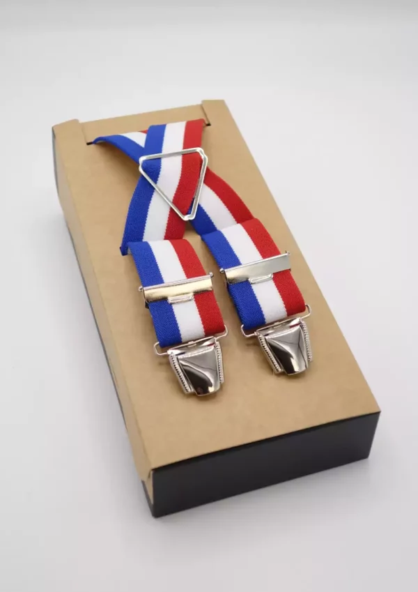 Bretelles Bleu-Blanc-Rouge
