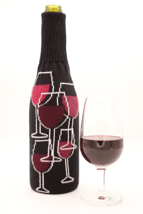 le cache bouteille de vin peut habiller une bouteille de 75 cl