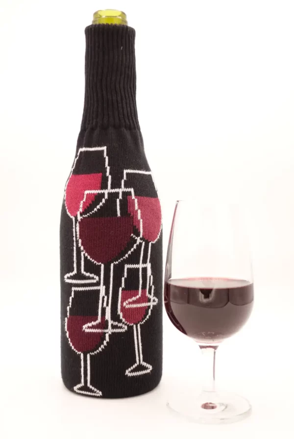 le cache bouteille de vin peut habiller une bouteille de 75 cl