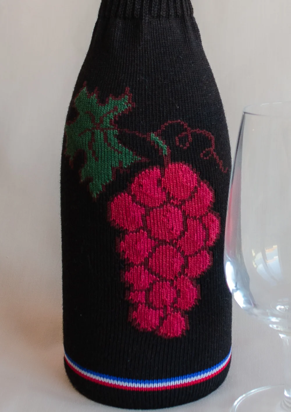 chaussette dégustation aveugle grappe de raisin signée clovis