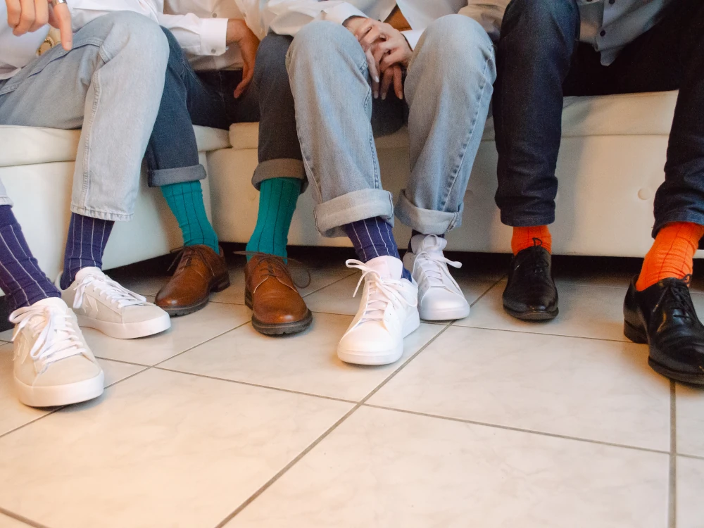 chaussettes fabriquées en france signée clovis