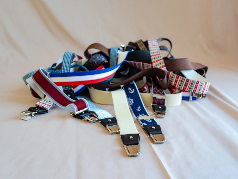 bretelles signee clovis fabriqué en france