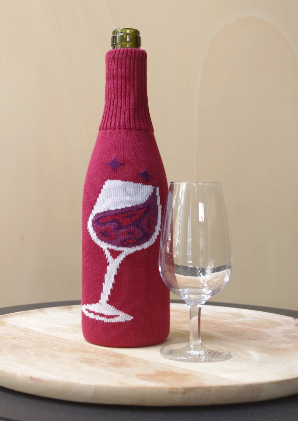 chaussette degustation lie de vin signée clovis